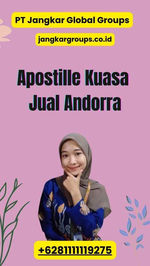 Apostille Kuasa Jual Andorra