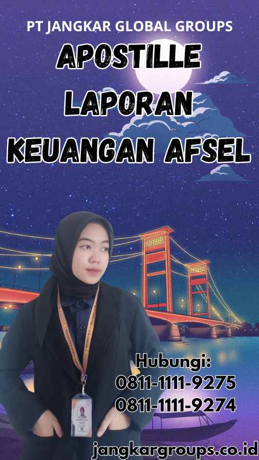 Apostille Laporan keuangan Afsel