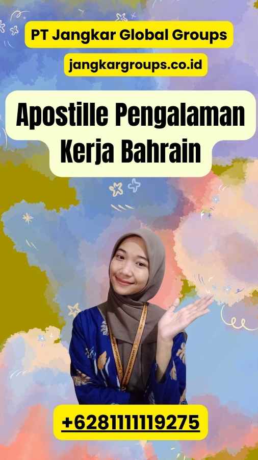 Apostille Pengalaman Kerja Bahrain