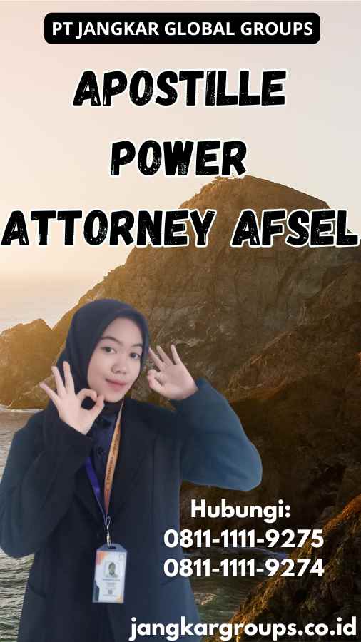 Apostille Power Attorney Afsel