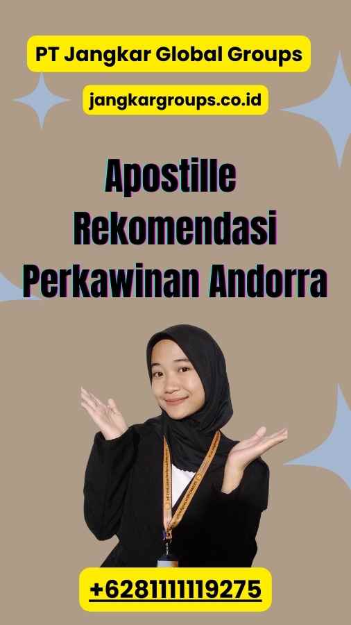 Apostille Rekomendasi Perkawinan Andorra