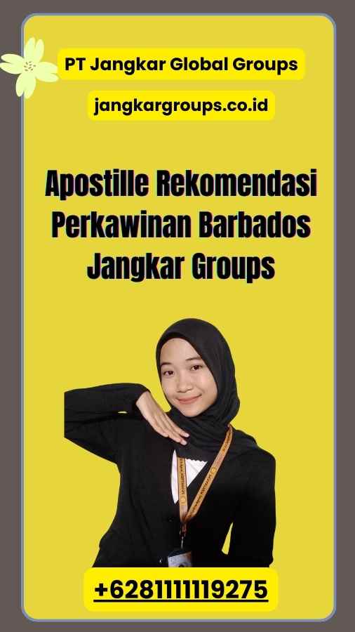 Apostille Rekomendasi Perkawinan Barbados Jangkar Groups