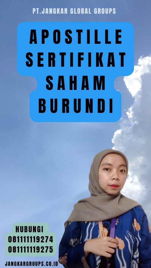 Apostille Sertifikat Saham Burundi