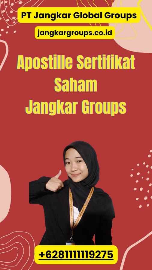 Apostille Sertifikat Saham Jangkar Groups