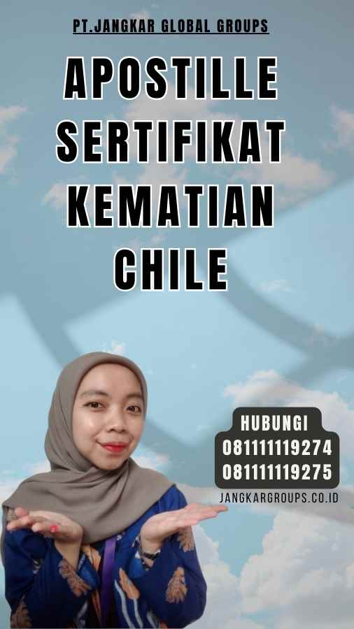 Apostille Sertifikat kematian Chile