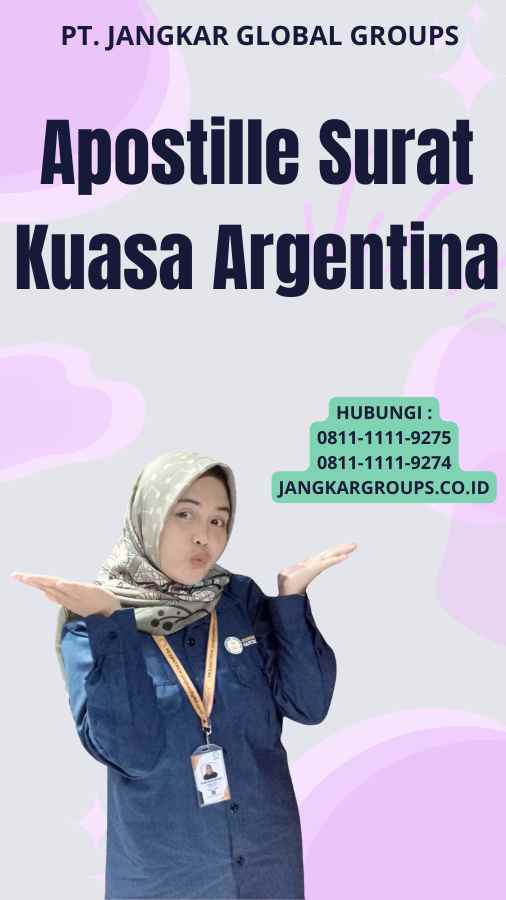 Apostille Surat Kuasa Argentina