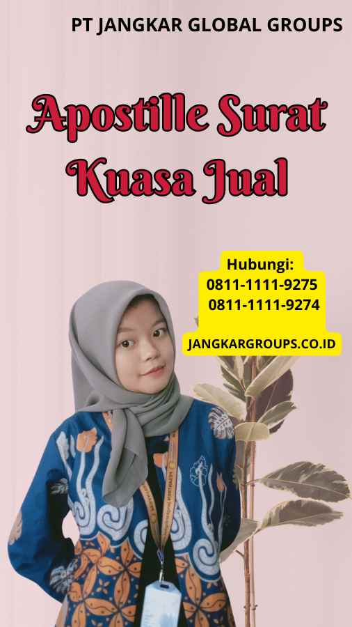 Apostille Surat Kuasa Jual