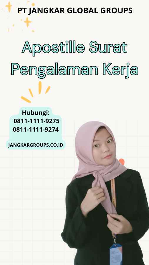 Apostille Surat Pengalaman Kerja