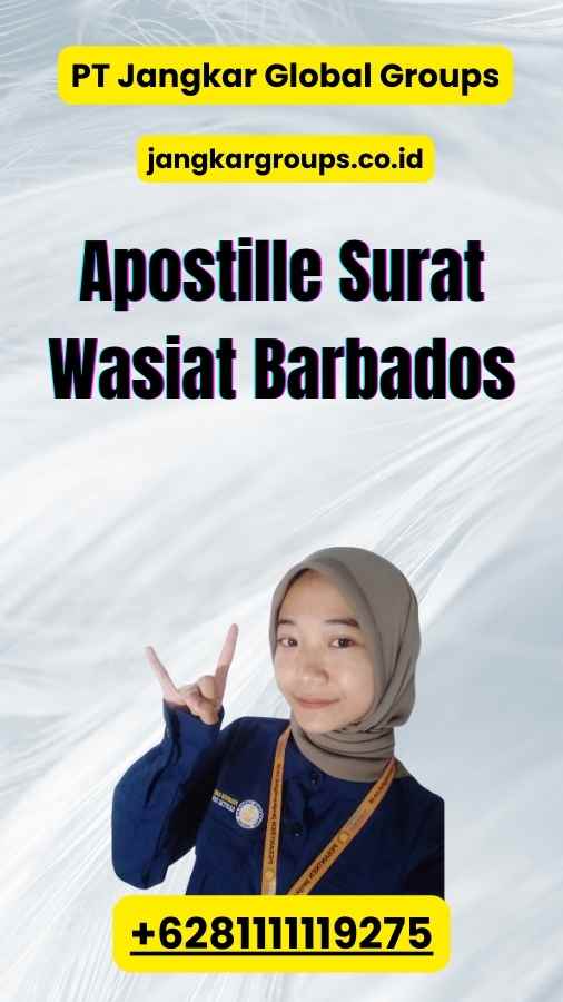 Apostille Surat Wasiat Barbados