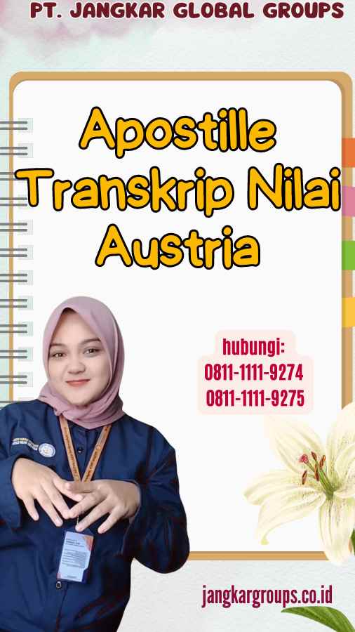 Apostille Transkrip Nilai Austria