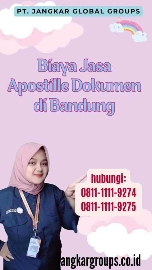 Biaya Jasa Apostille Dokumen di Bandung