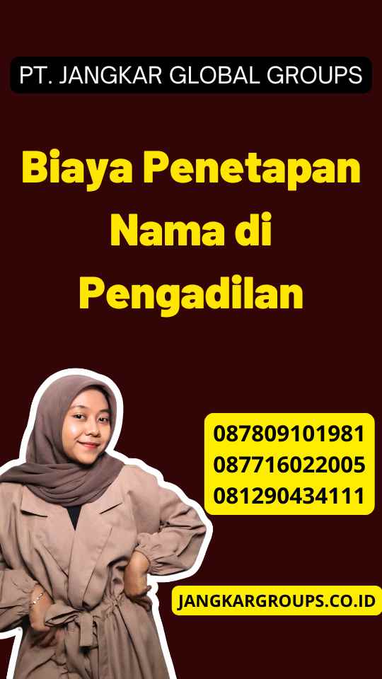 Biaya Penetapan Nama di Pengadilan