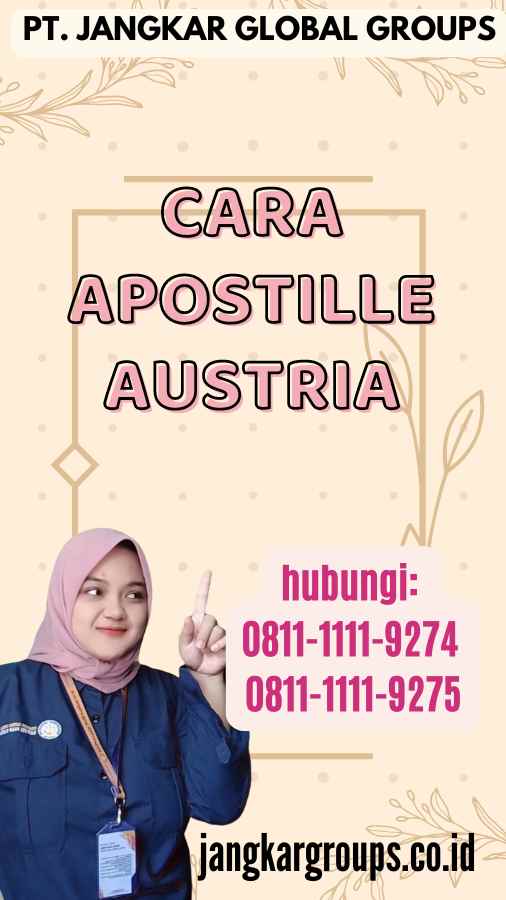 Cara Apostille Austria