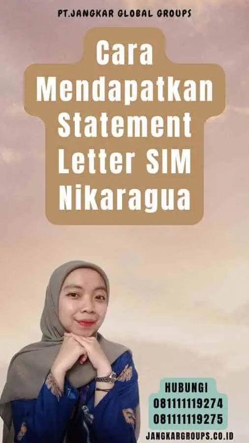 Cara Mendapatkan Statement Letter SIM Nikaragua