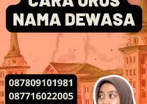 Cara Urus Nama Dewasa