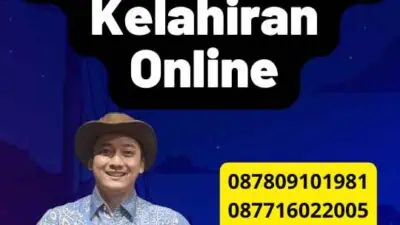 Cara merubah nama di akta Kelahiran Online