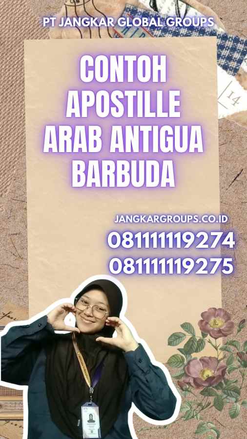 Contoh Apostille Arab Antigua Barbuda