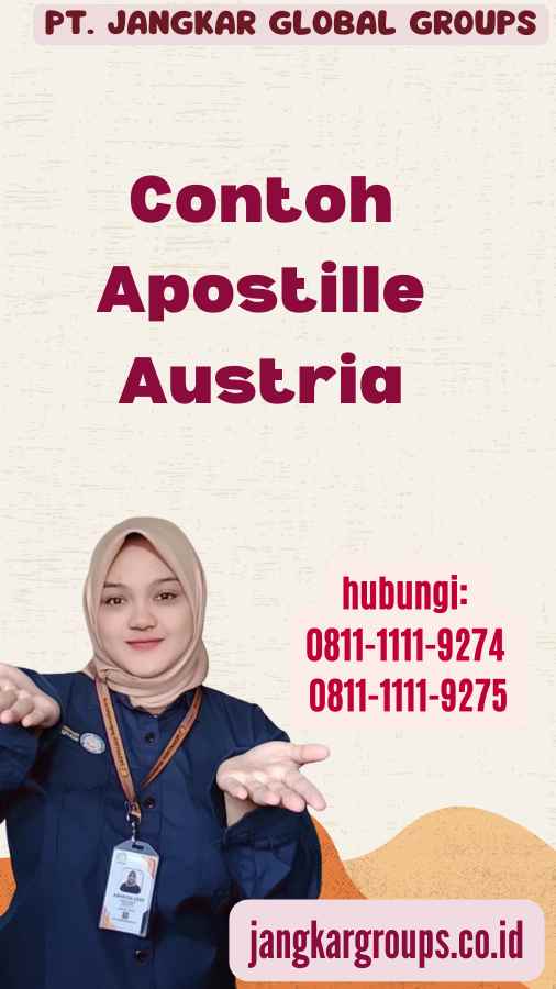 Contoh Apostille Austria