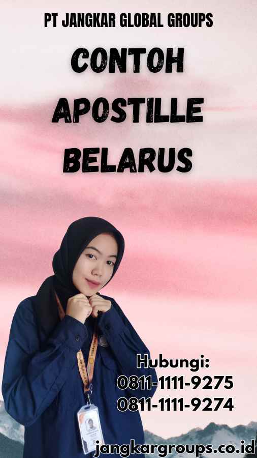 Contoh Apostille Belarus