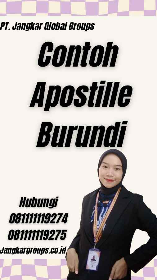 Contoh Apostille Burundi