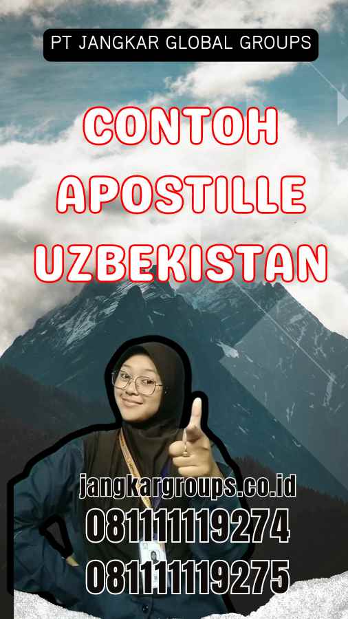 Contoh Apostille Uzbekistan