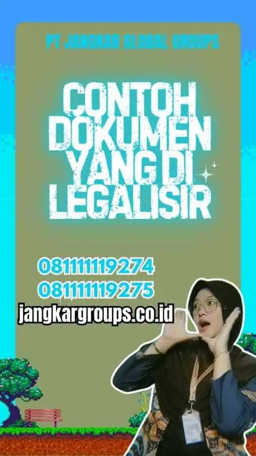 Contoh Dokumen yang Di legalisir