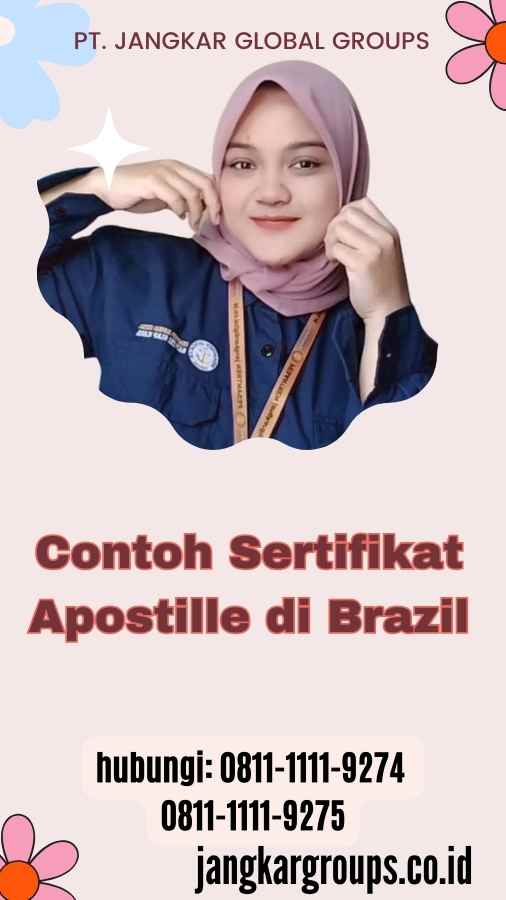 Contoh Sertifikat Apostille di Brazil