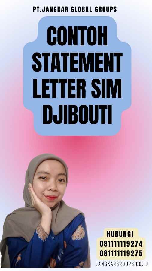 Contoh Statement Letter SIM Djibouti