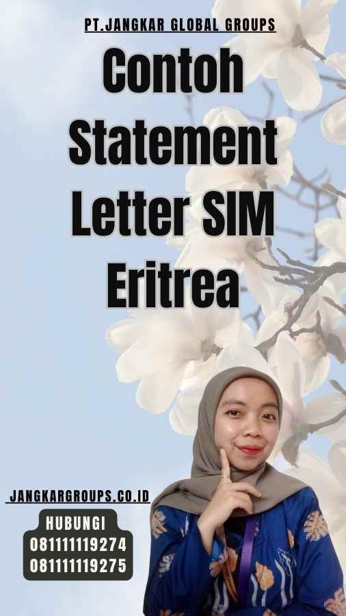 Contoh Statement Letter SIM Eritrea