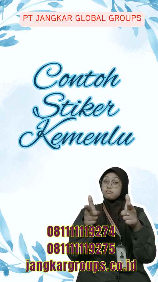 Contoh Stiker Kemenlu