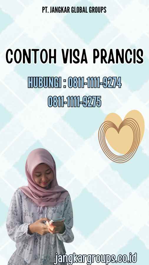 Contoh Visa Prancis