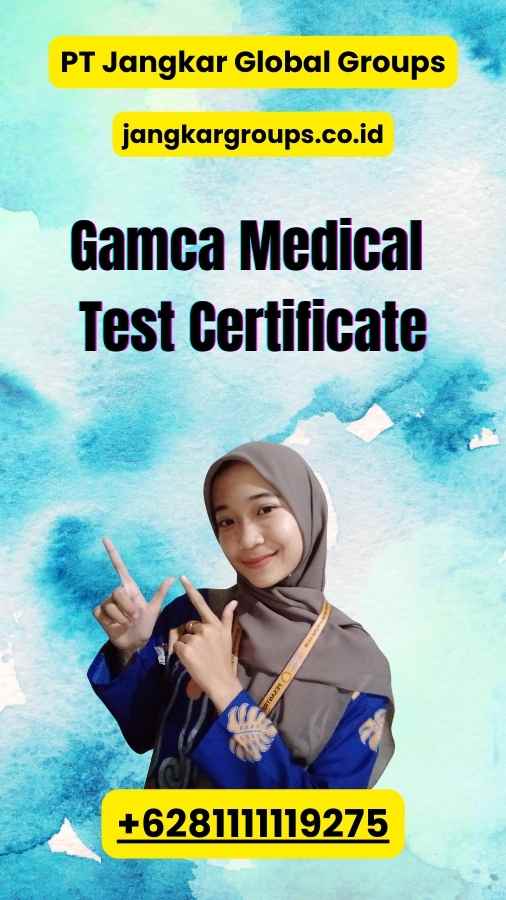 Gamca Medical Test Certificate