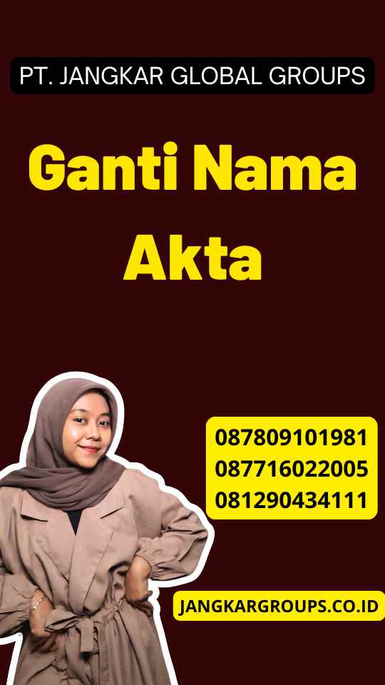 Ganti Nama Akta