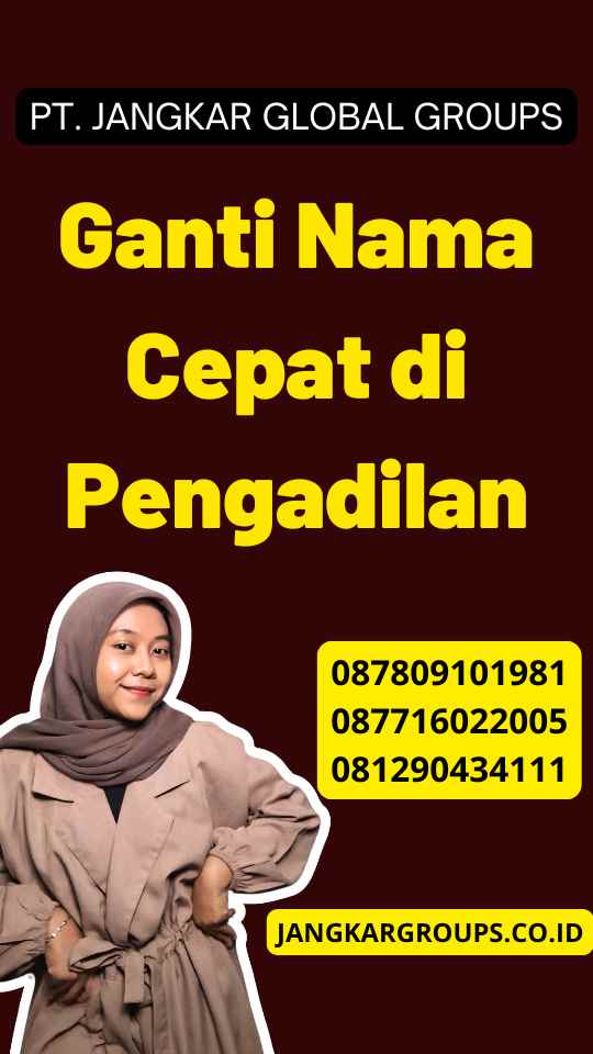 Ganti Nama Cepat di Pengadilan