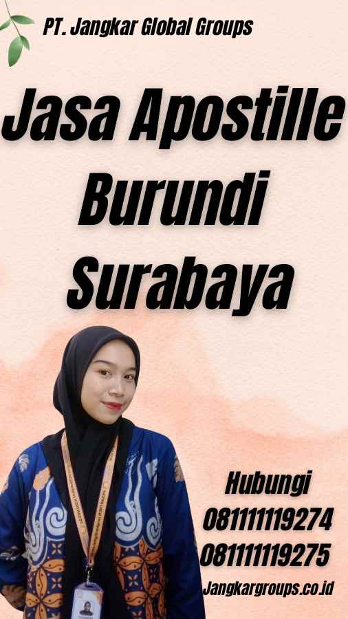 Jasa Apostille Burundi Surabaya