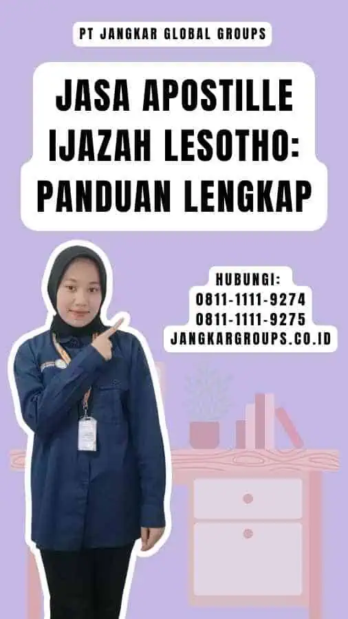 Jasa Apostille Ijazah Lesotho Panduan Lengkap