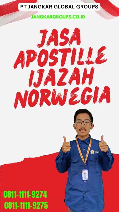 Jasa Apostille Ijazah Norwegia