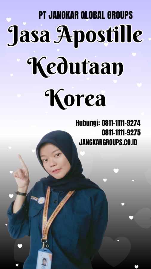 Jasa Apostille Kedutaan Korea