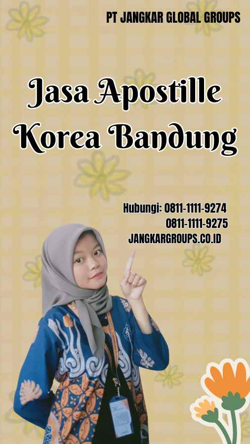 Jasa Apostille Korea Bandung