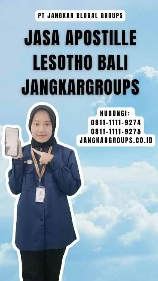 Jasa Apostille Lesotho Bali Jangkargroups