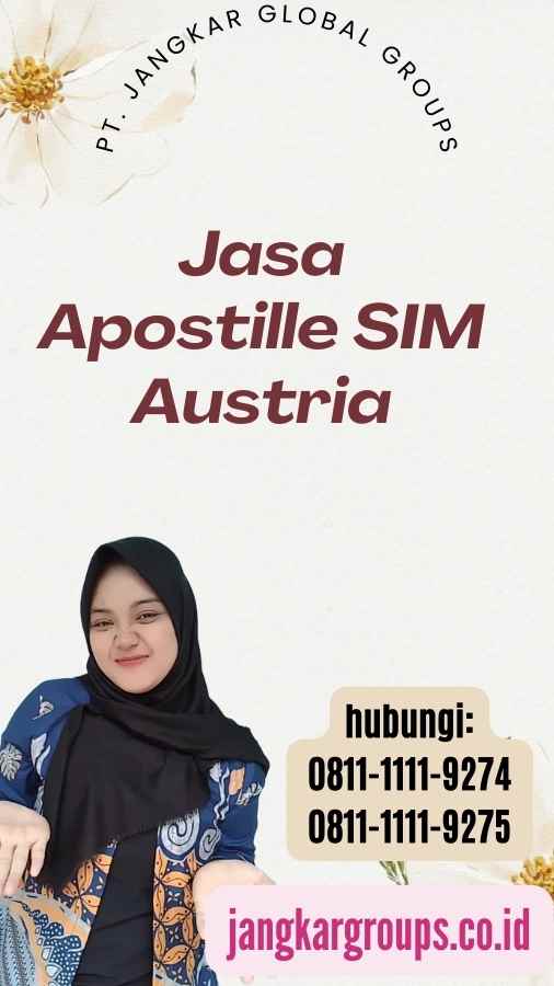 Jasa Apostille SIM Austria