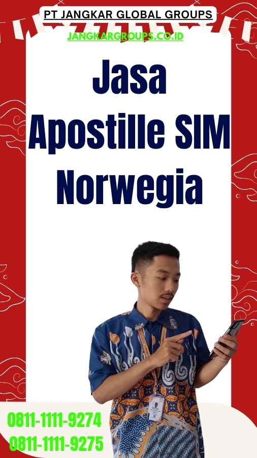 Jasa Apostille SIM Norwegia