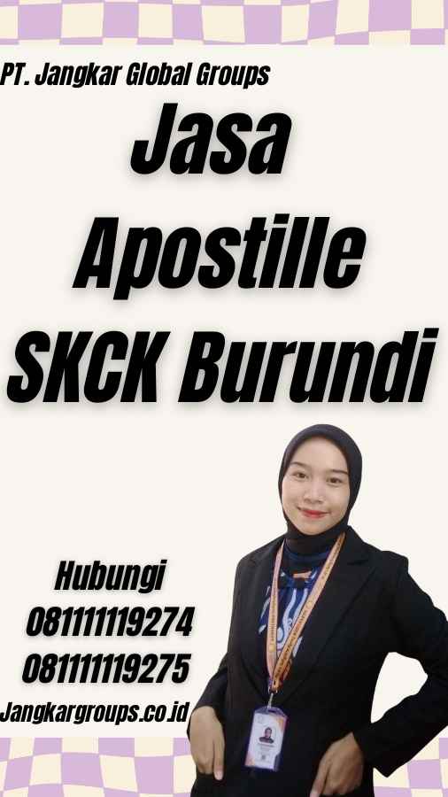 Jasa Apostille SKCK Burundi