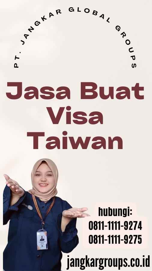 Jasa Buat Visa Taiwan