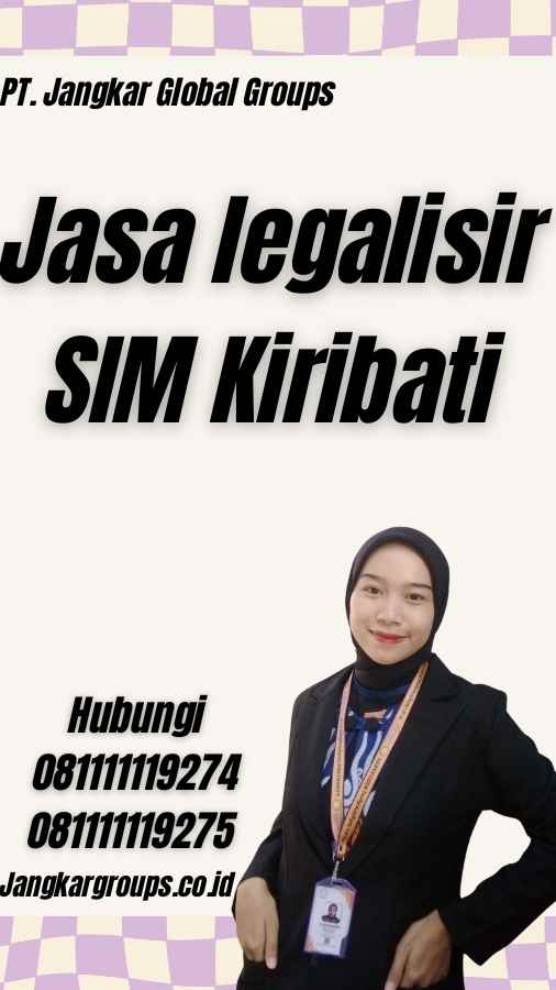 Jasa legalisir SIM Kiribati