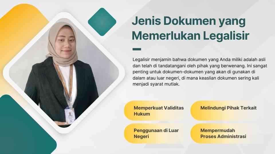 Jenis Dokumen yang Memerlukan Legalisir