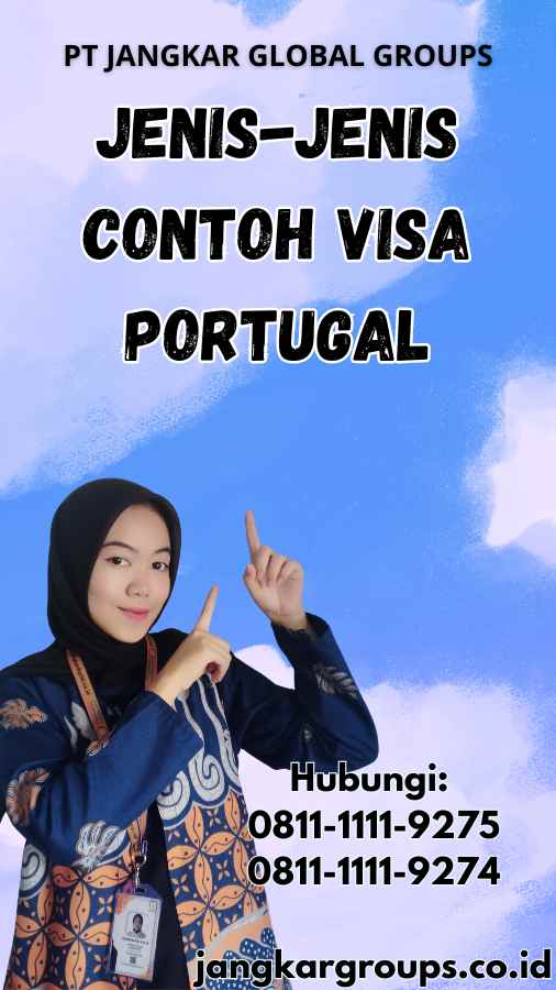 Jenis-Jenis Contoh Visa Portugal