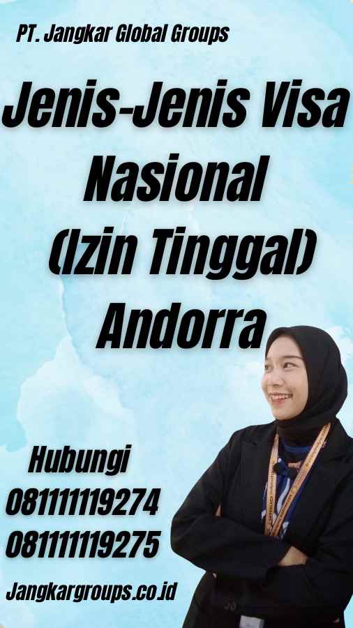 Jenis-Jenis Visa Nasional (Izin Tinggal) Andorra