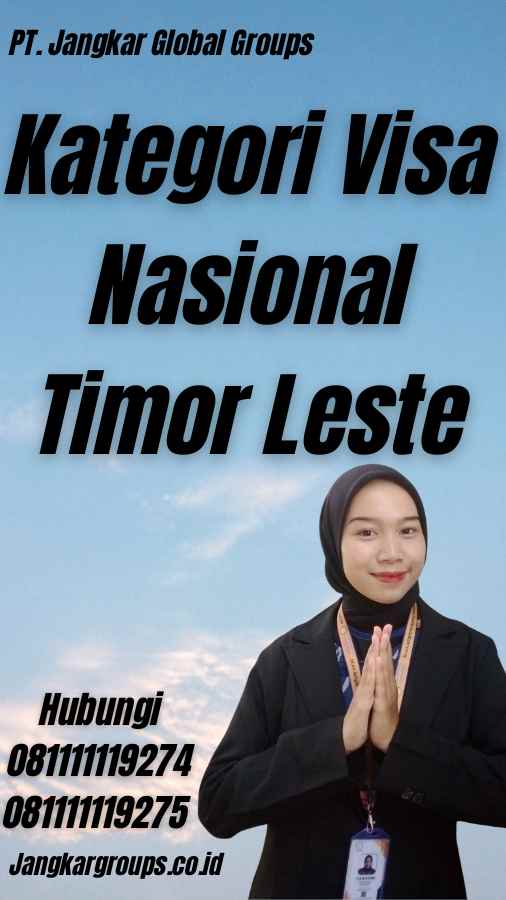 Kategori Visa Nasional Timor Leste