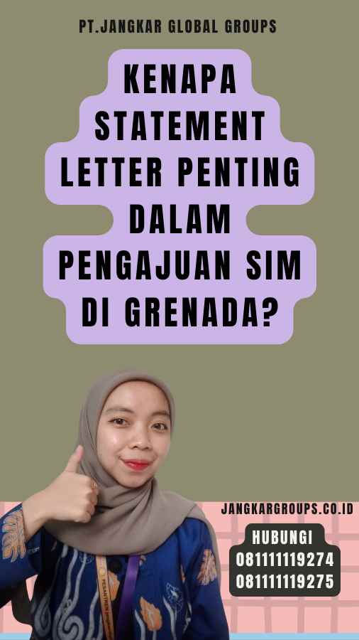 Kenapa Statement Letter Penting dalam Pengajuan SIM di Grenada